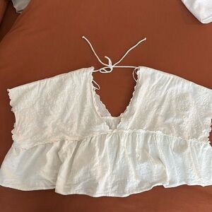 Creme top from Zara
